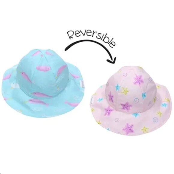 FlapJackKids reversible sun hat UPF 50+ (size XS) NWT - Picture 1 of 8